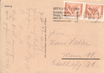 Salzburg - A 1947 95 001 ●